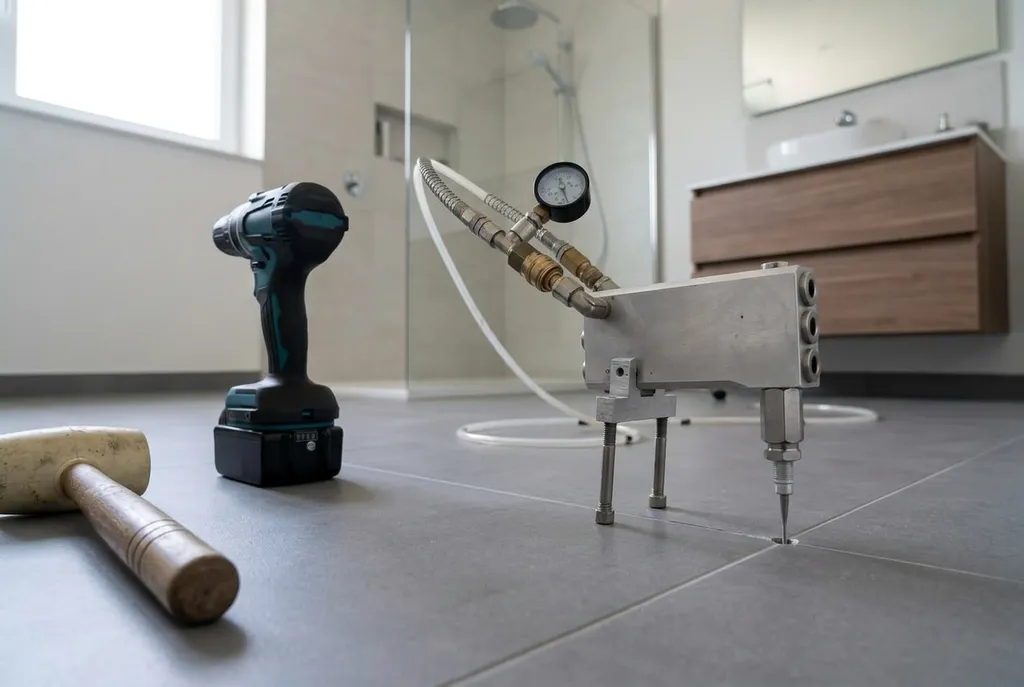 Kitbedrijf Haastrecht – holle tegels injecteren